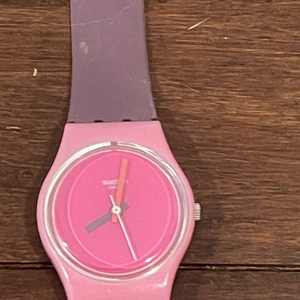 guc sold out rare Swatch fun in pink Women's Pink/Purple wrap Watch - Picture 7 of 7